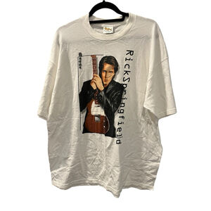 Vintage 2001 Rick Springfield Alice Tour Las Vegas Short Sleeve T-Shirt Size XL